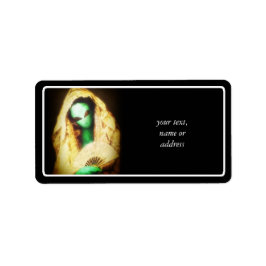 エイリアンレースマンティージャを着る ラベル