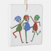 エイリアンロックのクリスマス#3 セラミックオーナメント (右)