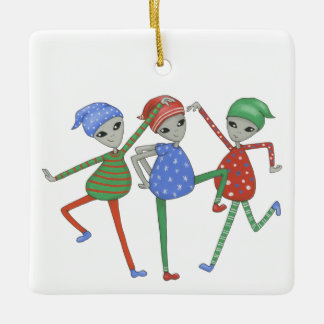 エイリアンロックのクリスマス#3 セラミックオーナメント