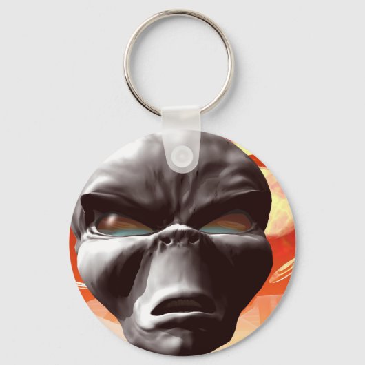 エイリアンワールドがキーチェーンを訪問 キーホルダー (正面)