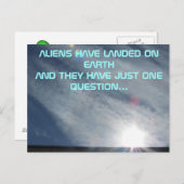エイリアン一問 ポストカード (正面/裏面)