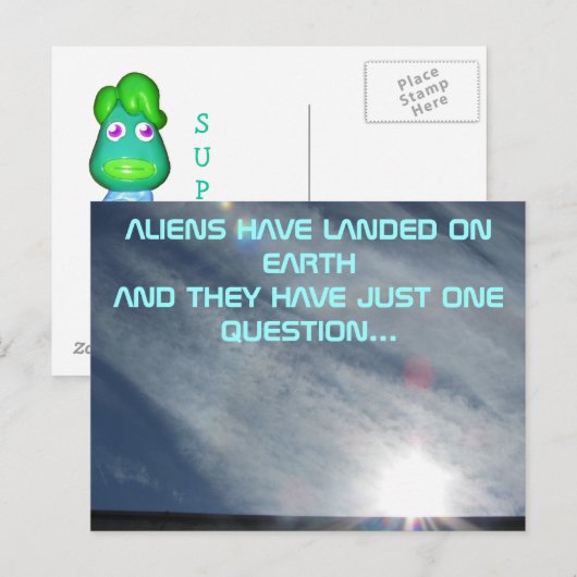 エイリアン一問 ポストカード (正面/裏面)