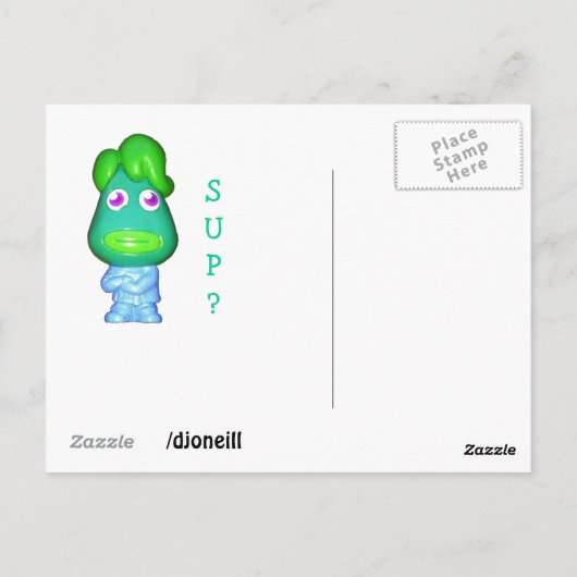 エイリアン一問 ポストカード (裏面)