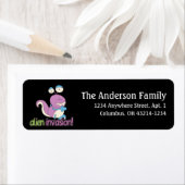 エイリアン侵入外空間おもしろい住所 シール (インサイチュ)