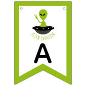 エイリアン侵入、誕生日 バンティングフラッグ (第3の旗)