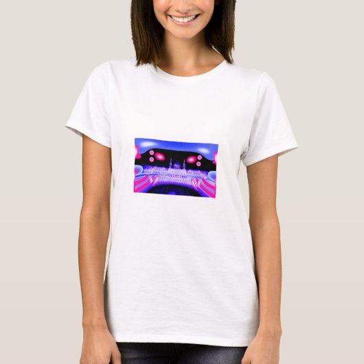エイリアン侵入 Tシャツ (正面)