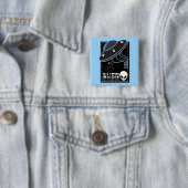 エイリアン侵入UFO宇宙銀河系 缶バッジ (インサイチュ)