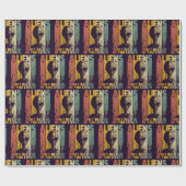 エイリアン信じがお前のおもしろいエイリアン ラッピングペーパー (フラット)