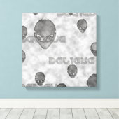 エイリアン信じ キャンバスプリント (インサイチュ (ウッドフロア))