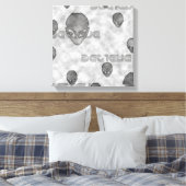 エイリアン信じ キャンバスプリント (インサイチュ (寝室))