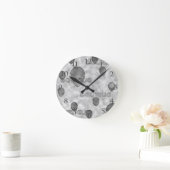 エイリアン信じ ラウンド壁時計 (ホーム)