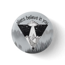 エイリアン信じ、山とufoピン