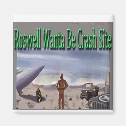 エイリアン写真新版 マグネット (正面)