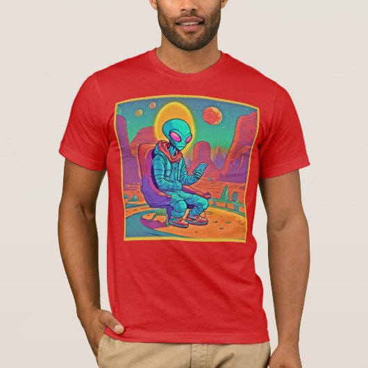 エイリアン冷却解き Tシャツ (正面)