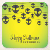 エイリアン列 スクエアペーパーコースター (正面)