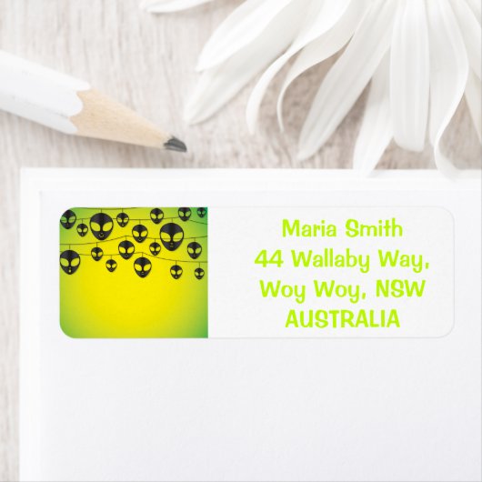 エイリアン列 ラベル (インサイチュ)