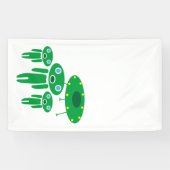 エイリアン到着 横断幕 (横)