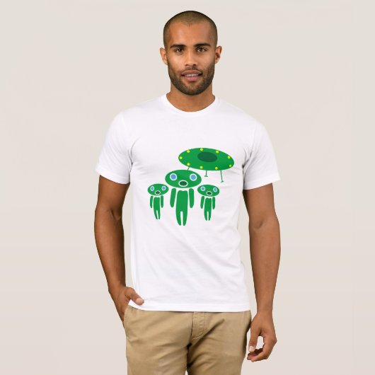 エイリアン到着 Tシャツ (正面フル)