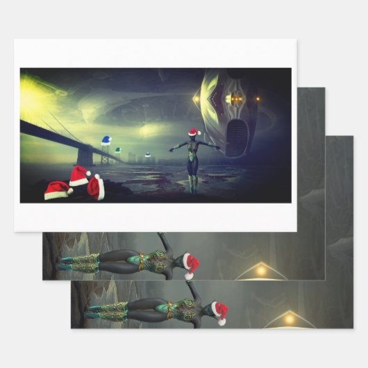 エイリアン包装紙シート ラッピングペーパーシート (セット)