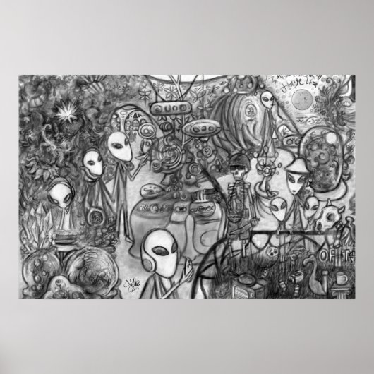 エイリアン博物館 ポスター (正面)