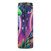 エイリアン及び飛んでいるディスクゴルフソーサ タンブラー (裏面)