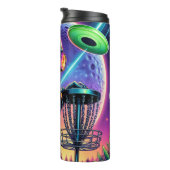 エイリアン及び飛んでいるディスクゴルフソーサ タンブラー (回転右)