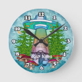 エイリアン取カスタム外格言時計 ラウンド壁時計 (正面)