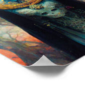 エイリアン司祭ファンタジーSci-Fiアートポスター ポスター (角)