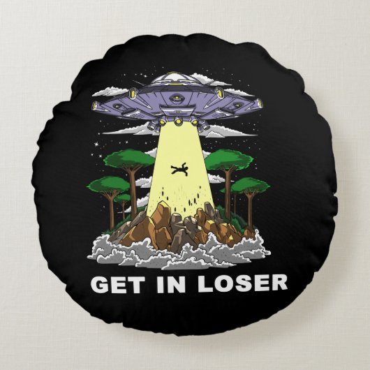 エイリアン奪取宇宙UFO陰謀 ラウンドクッション (正面)