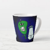 エイリアン奪取 カフェラテマグ (右アングル)