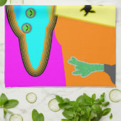 エイリアン奪取 キッチンタオル (折り畳み)