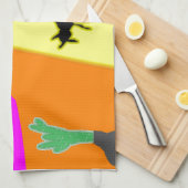 エイリアン奪取 キッチンタオル (四つ折り)