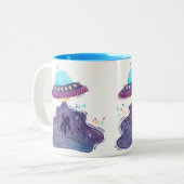 エイリアン奪取 ツートーンマグカップ (正面左)