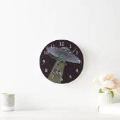 エイリアン奪取 ラウンド壁時計 (ホーム)