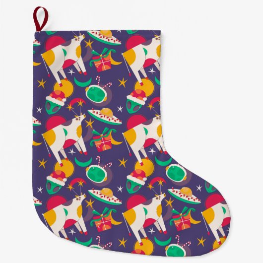 エイリアン奪取 ラージクリスマスストッキング (正面)