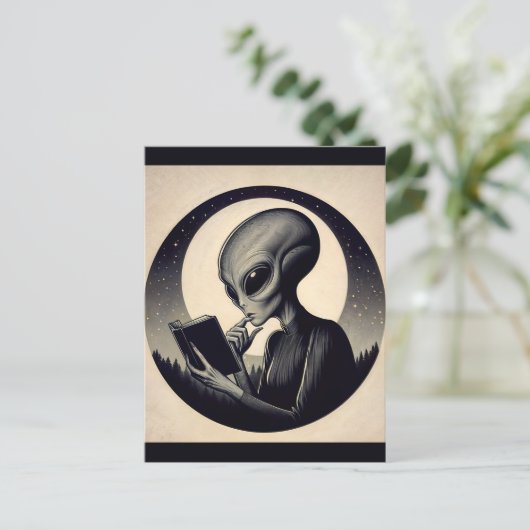 エイリアン女読本ヴィンテージ美学 ポストカード (スタンド正面)