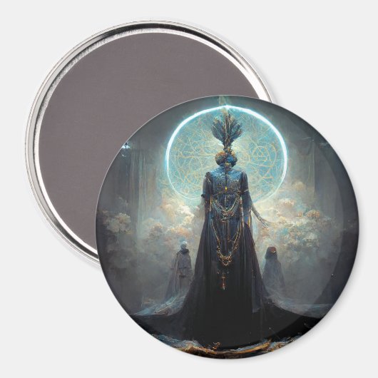 エイリアン妖精3ファンタジーSci-Fi マグネット (正面/裏面)