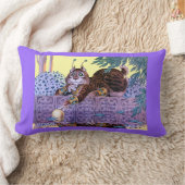 エイリアン子猫枕 ランバークッション (ブランケット)