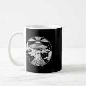 エイリアン宇宙タトゥー – Ufo 51エリアロズウェル信じT コーヒーマグカップ (左)