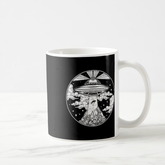 エイリアン宇宙タトゥー – Ufo 51エリアロズウェル信じT コーヒーマグカップ (右)