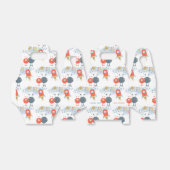 エイリアン宇宙パターンサンキューボーイバースデーパーティー フェイバーボックス (折り畳みなし)