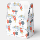 エイリアン宇宙パターンサンキューボーイバースデーパーティー フェイバーボックス (オープン)