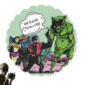 エイリアン宇宙マン未来的Sci=Fi漫画 ペーパーコースター