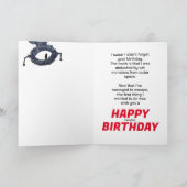 エイリアン宇宙猫用誕生日カード カード (内部)