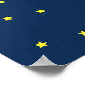 エイリアン宇宙船の誕生日パーティーのポスター歓迎サイン ポスター (角)