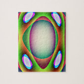 エイリアン宇宙船の難しいパズル ジグソーパズル (縦)