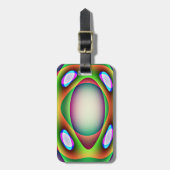 エイリアン宇宙船カスタムのラゲッジタグ ラゲッジタグ (正面縦)