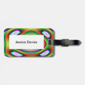 エイリアン宇宙船カスタムのラゲッジタグ ラゲッジタグ (裏面横)