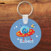 エイリアン宇宙船キーチェーン キーホルダー (裏面)