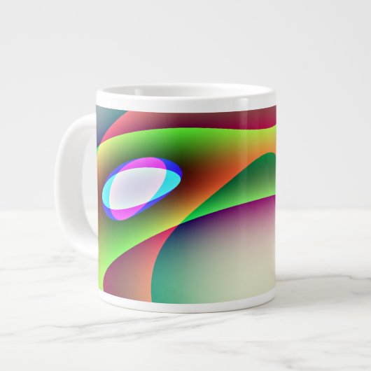 エイリアン宇宙船マグ ジャンボコーヒーマグカップ (正面左)